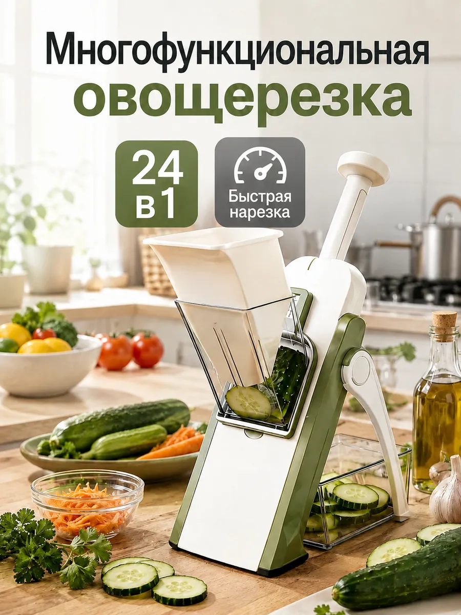 Многофункциональная овощерезка 24 в 1